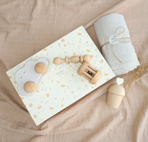 Birch & Bug Newborn Gift Box Cloud - Baby Set | The Mom Store - Wooden Toys
