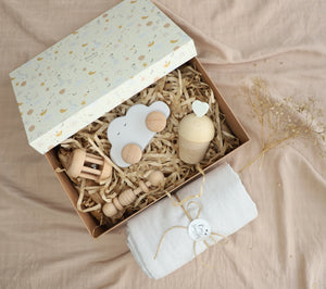 Birch & Bug Newborn Gift Box Cloud - Baby Set | The Mom Store - Wooden Toys