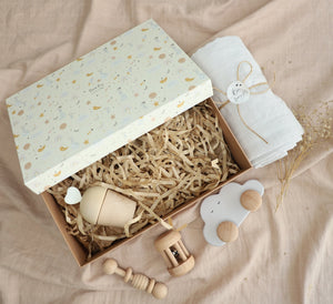 Birch & Bug Newborn Gift Box Cloud - Baby Set | The Mom Store - Wooden Toys