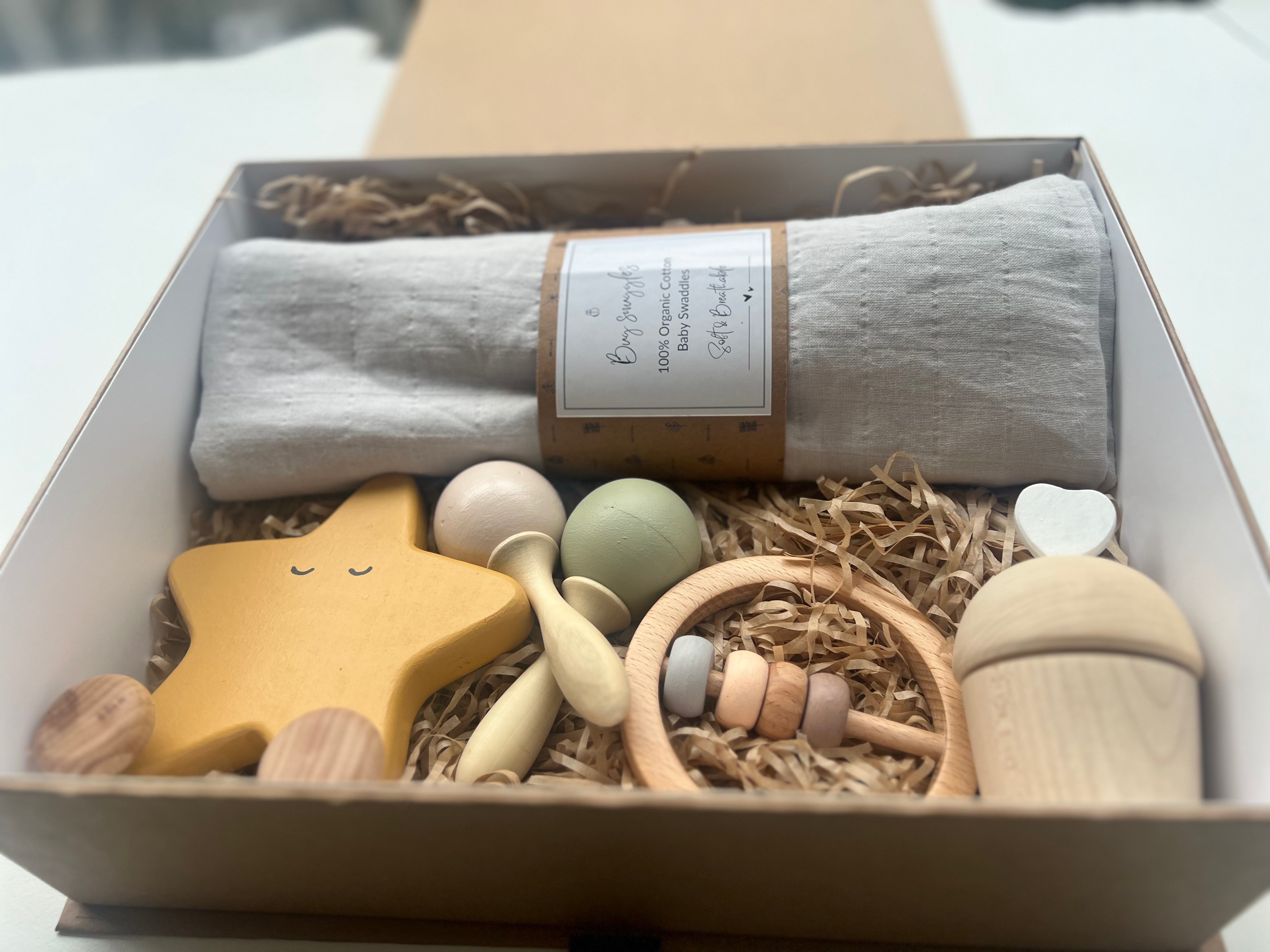 Birch & Bug Newborn Gift Set - Star - Gift Box