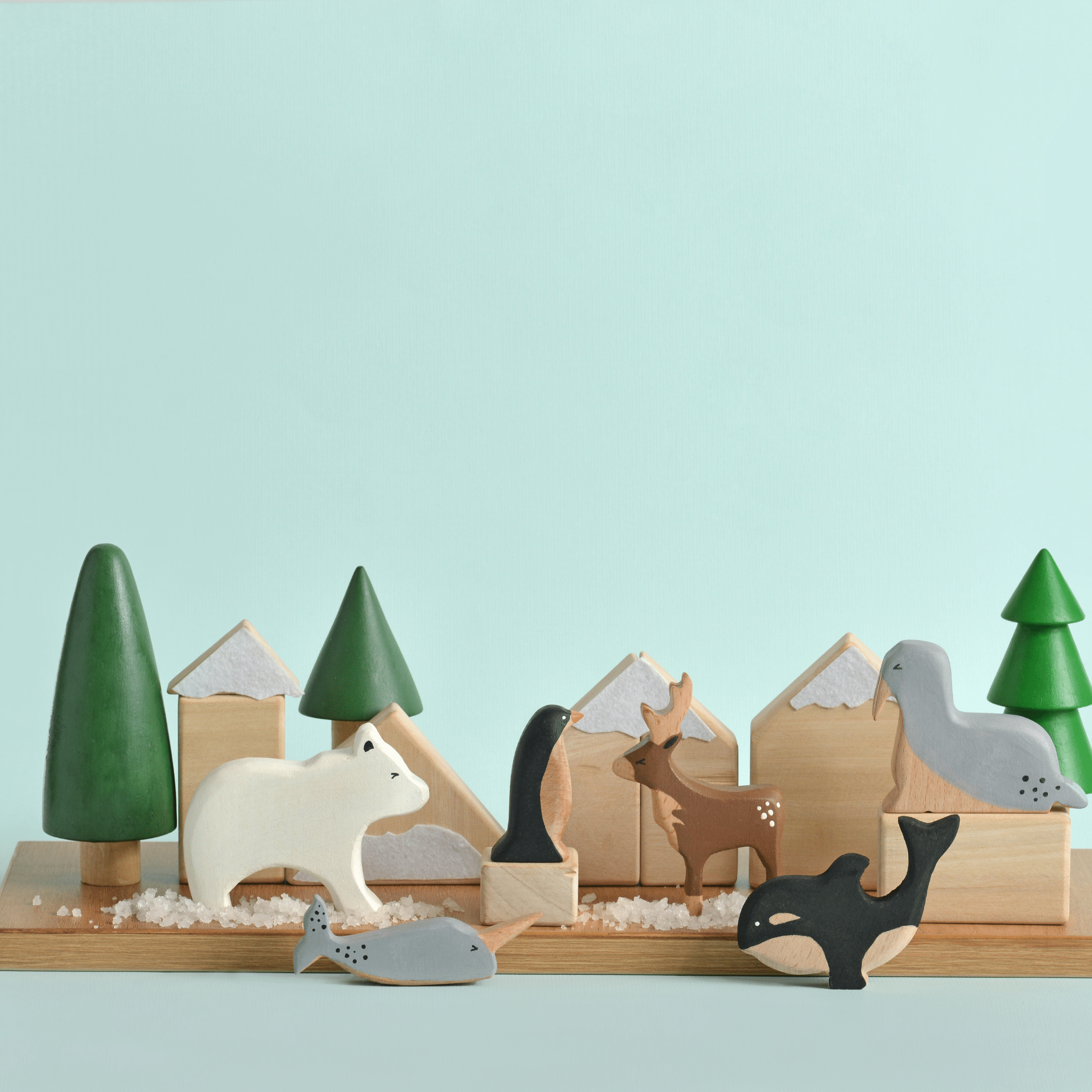 Birch & Bug Polar Animals Set of 6 - BBAC0601