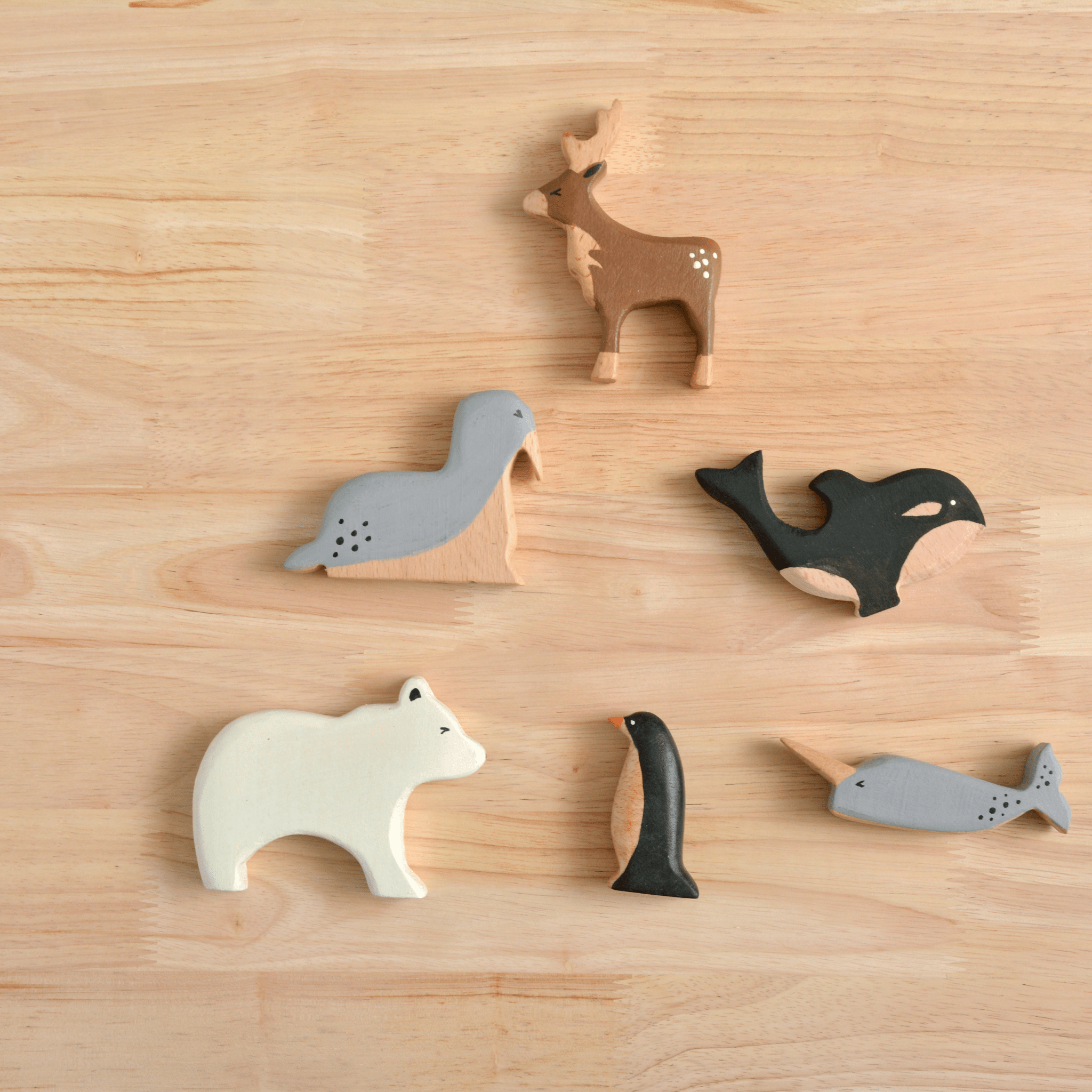 Birch & Bug Polar Animals Set of 6 - BBAC0601