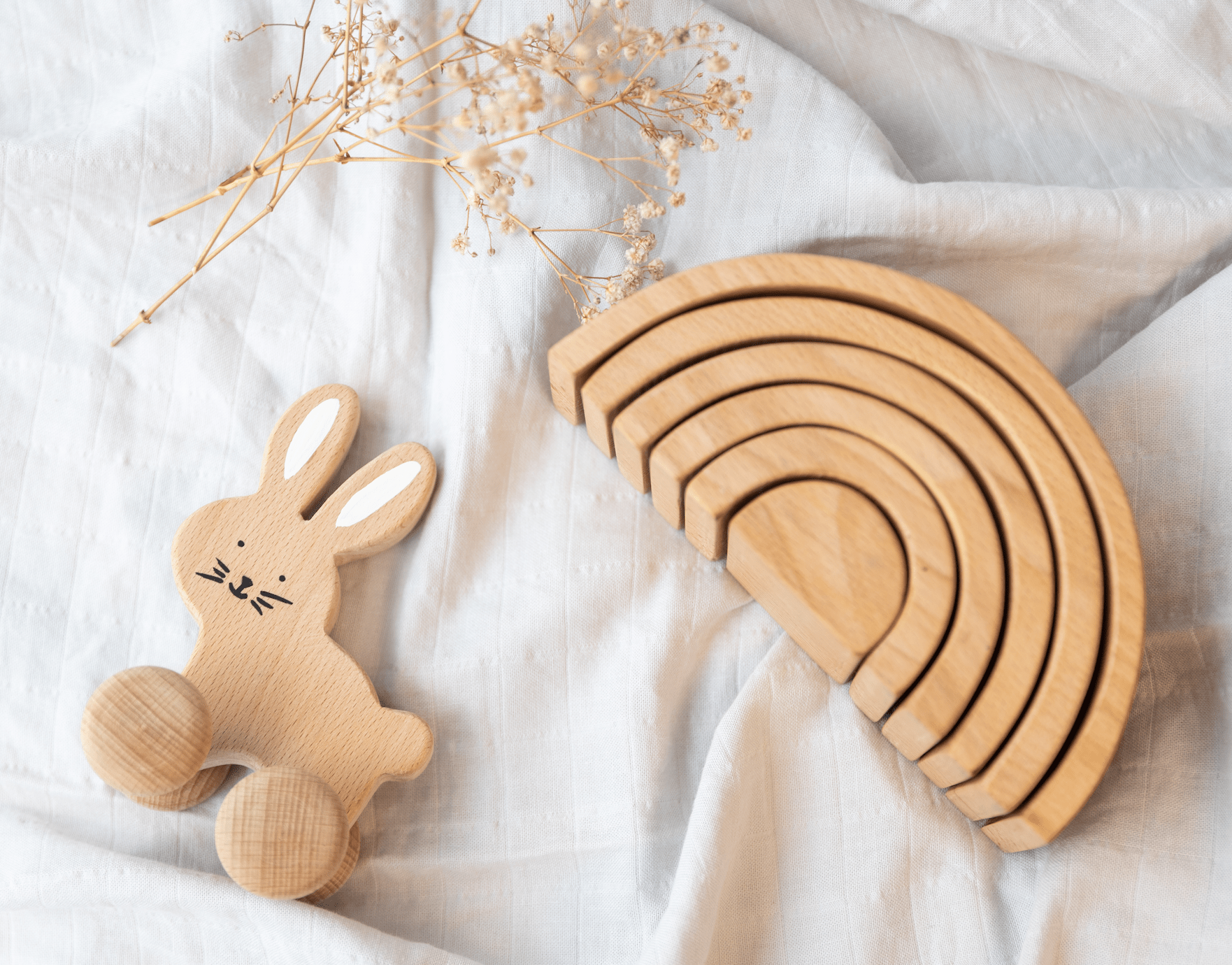 Birch & Bug Rainbow Stacker - Natural - Stacker