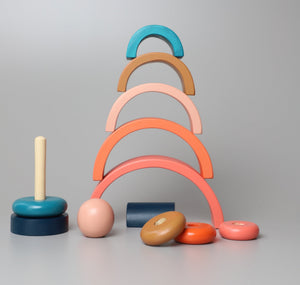 Birch & Bug Rainbow Stacker - Sunset - Stacker