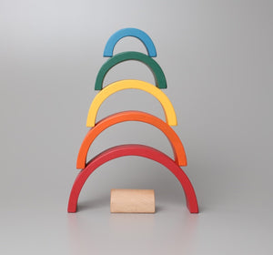 Birch & Bug Rainbow Wooden Stacker - Classic - Stacker