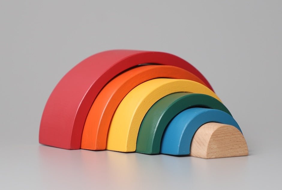 Birch & Bug Rainbow Wooden Stacker - Classic - Stacker