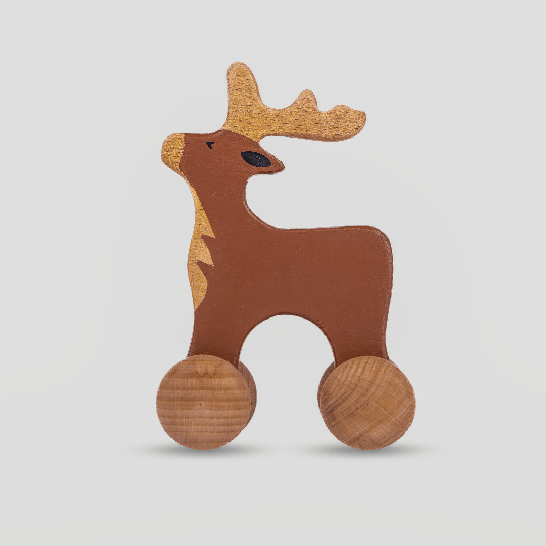 Birch & Bug Reindeer Roller - Push & Pull Toys