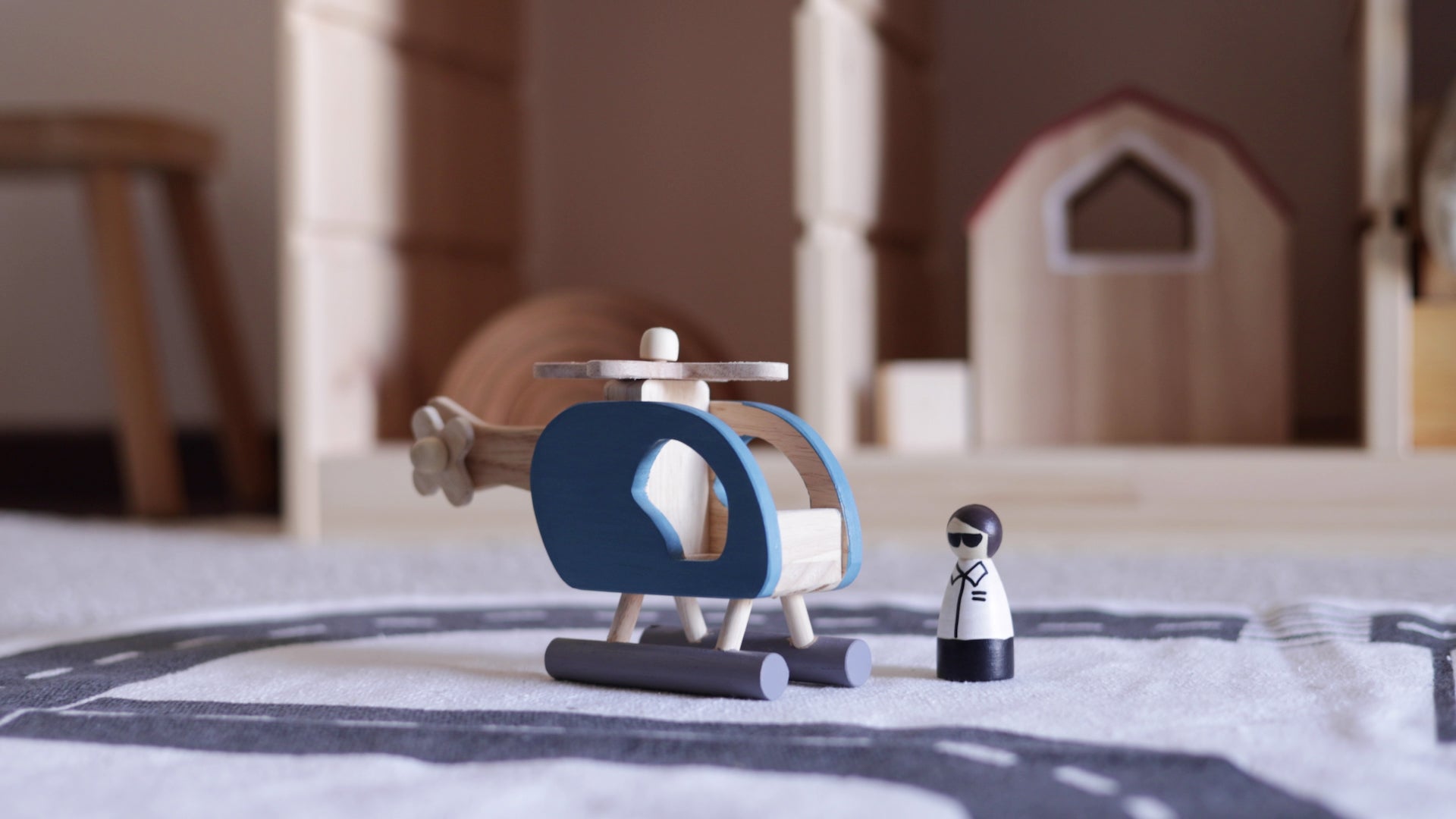 Birch & Bug Rescue - Rotor Helicopter - Wooden Vehicles