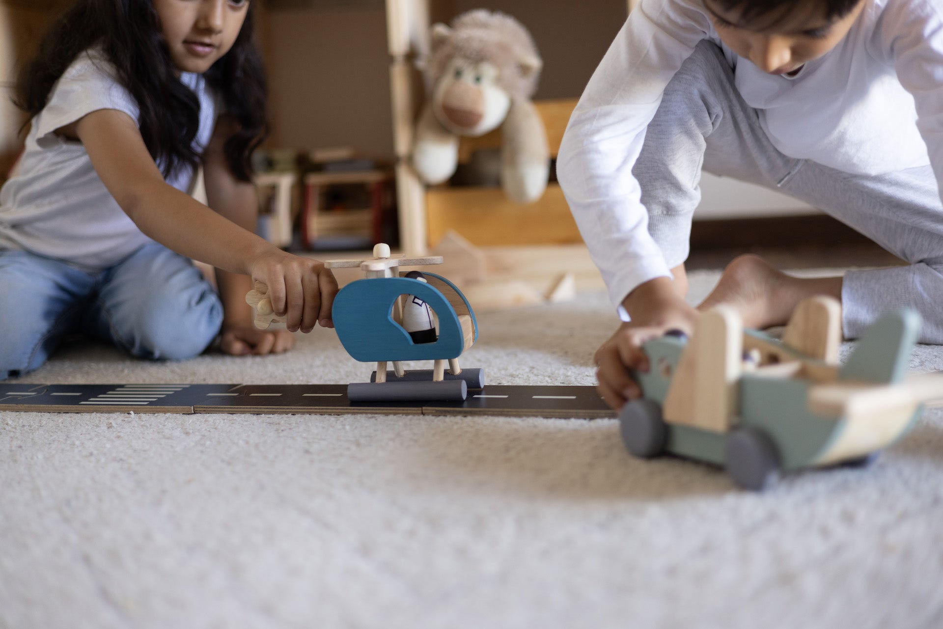 Birch & Bug Rescue - Rotor Helicopter - Wooden Vehicles