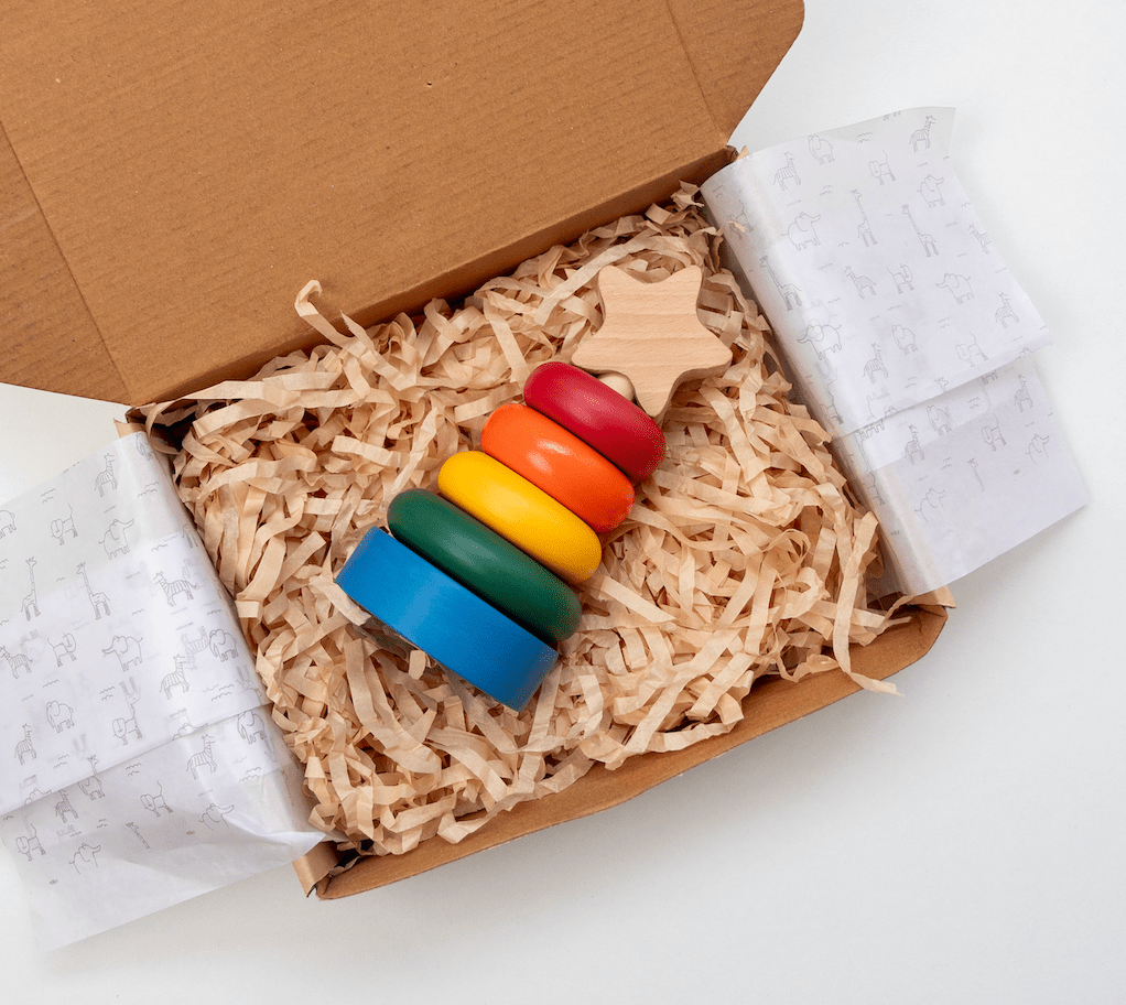 Birch & Bug Ring Stacker – with Star Topper - Stacker