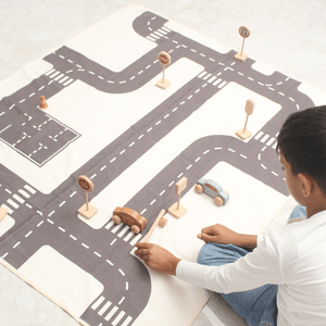 Birch & Bug Road Track Play mat - Wooden Toy