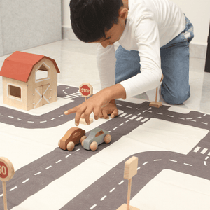 Birch & Bug Road Track Play mat - Wooden Toy