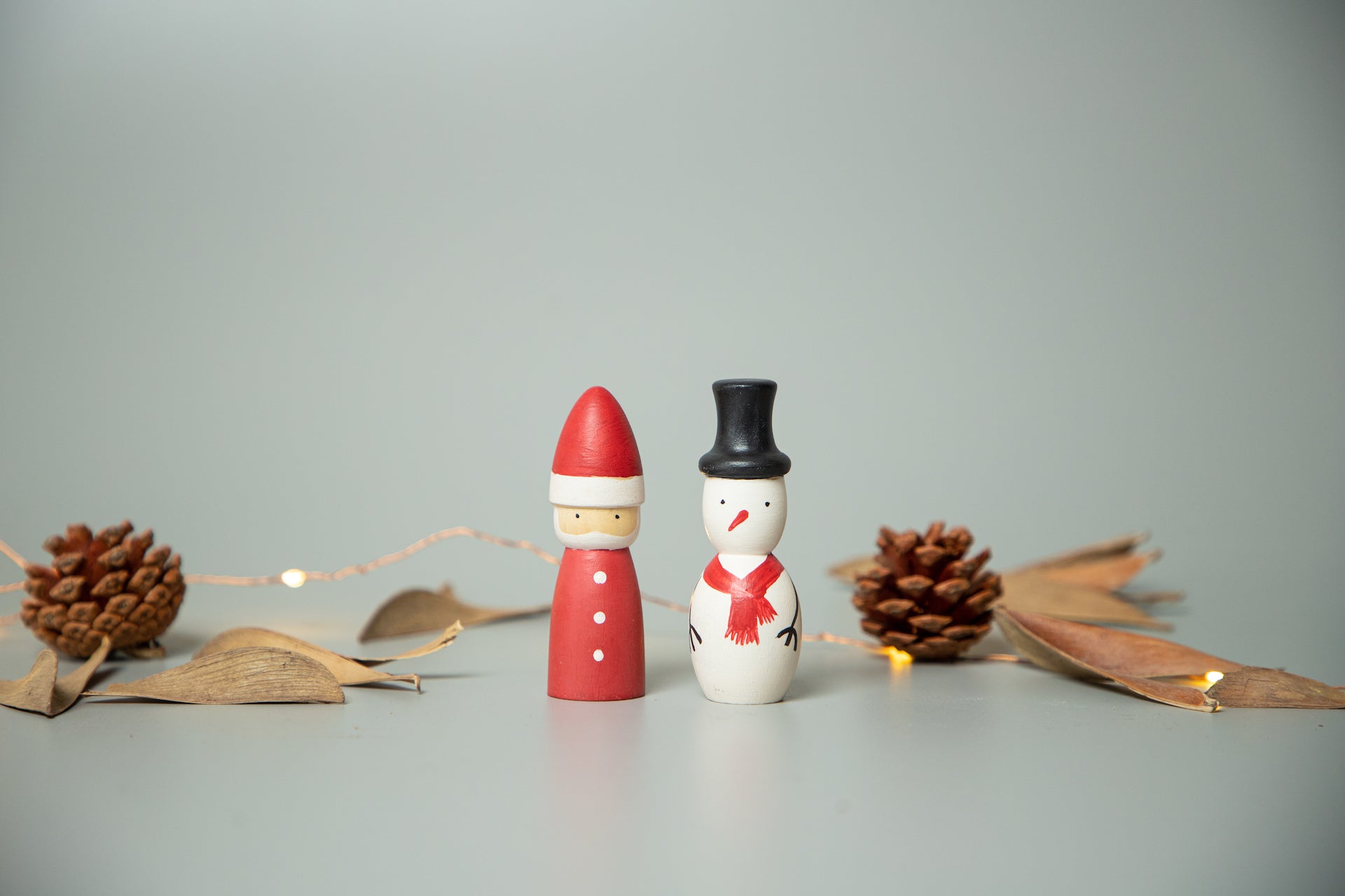 Birch & Bug Santa & Snowman Set - Wooden Toys