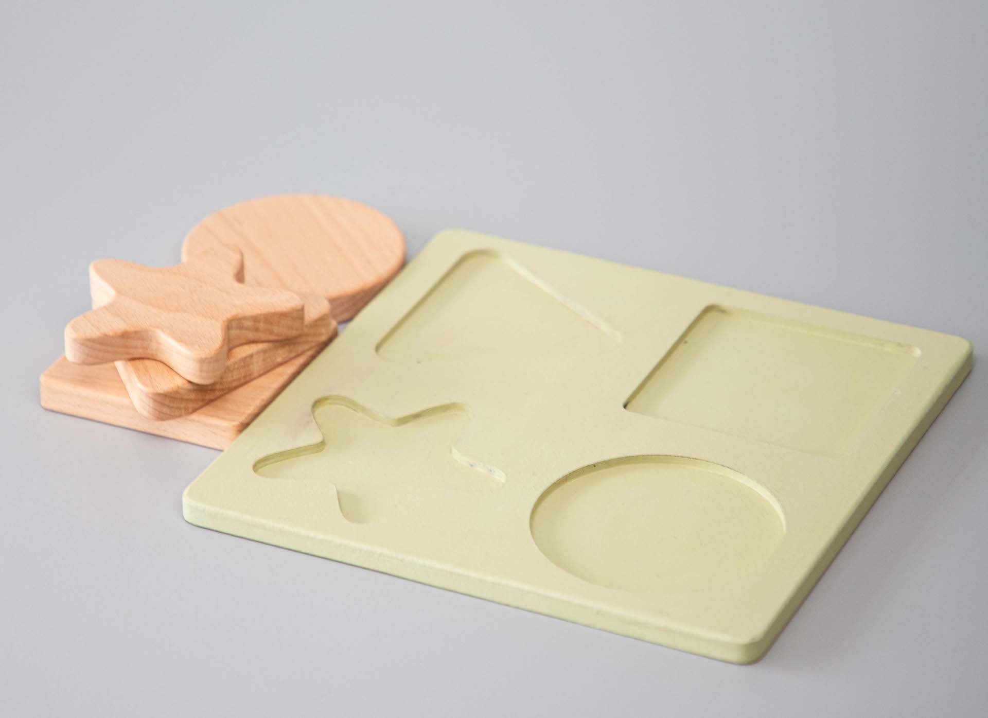 Birch & Bug Shape Puzzle Set of 4 - Wooden Puzzles