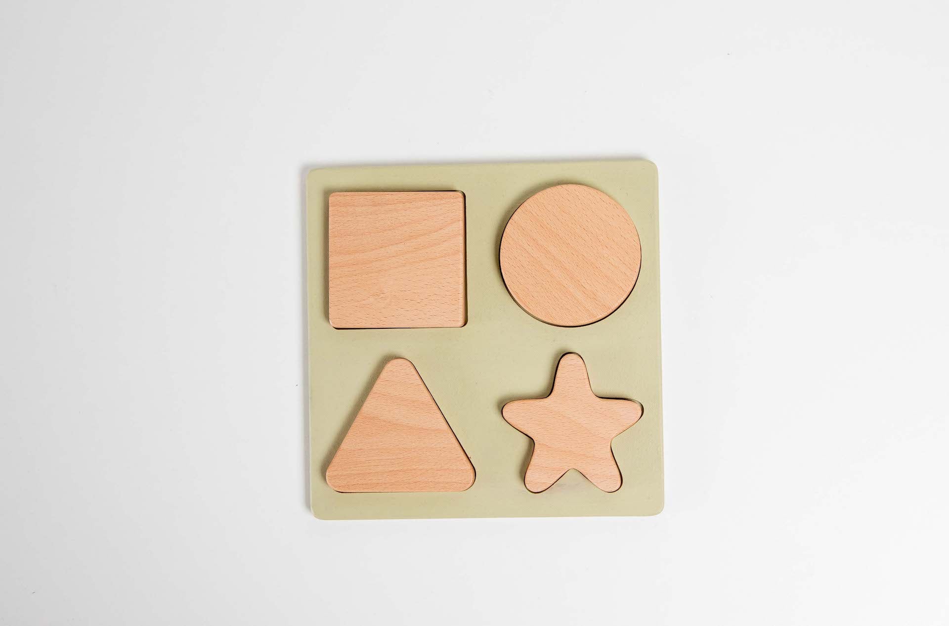 Birch & Bug Shape Puzzle Set of 4 - Wooden Puzzles