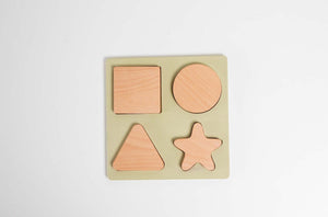 Birch & Bug Shape Puzzle Set of 4 - Wooden Puzzles