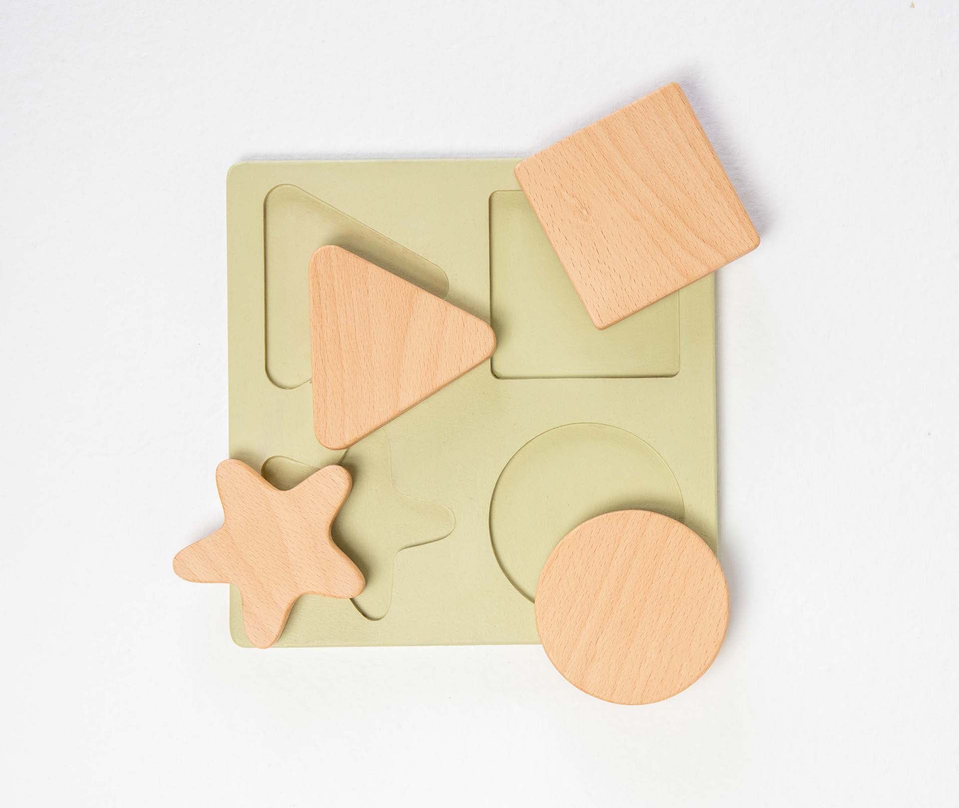 Birch & Bug Shape Puzzle Set of 4 - Wooden Puzzles