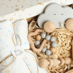 Birch & Bug Starry Nights Teether Set of 2 - Wooden Toy