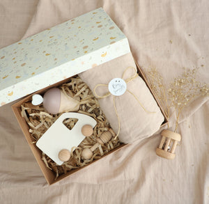 Birch & Bug Sweet Dreams Newborn Gift Box | The Mom Store - Wooden Toys