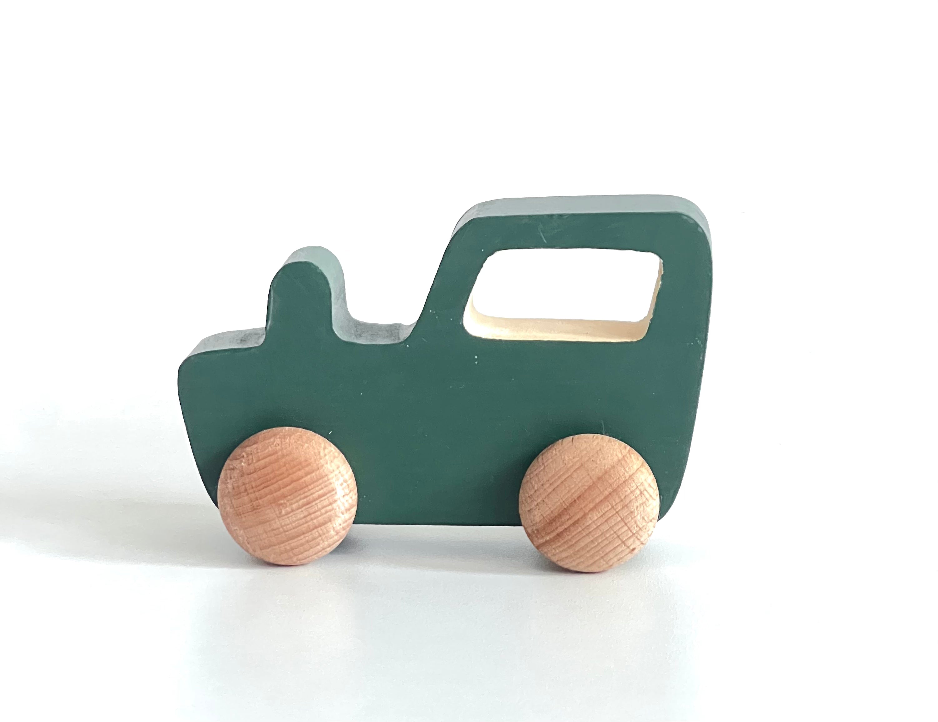 Birch & Bug Tractor Roller Toy - 1+ year - Wooden Vehicles