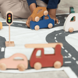 Birch & Bug Traffic Signs Set of 10 - Wooden Toy | The Mom Store - Wooden Toys
