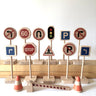 Birch & Bug Traffic Signs - Set of 14 - Wooden Vehicles