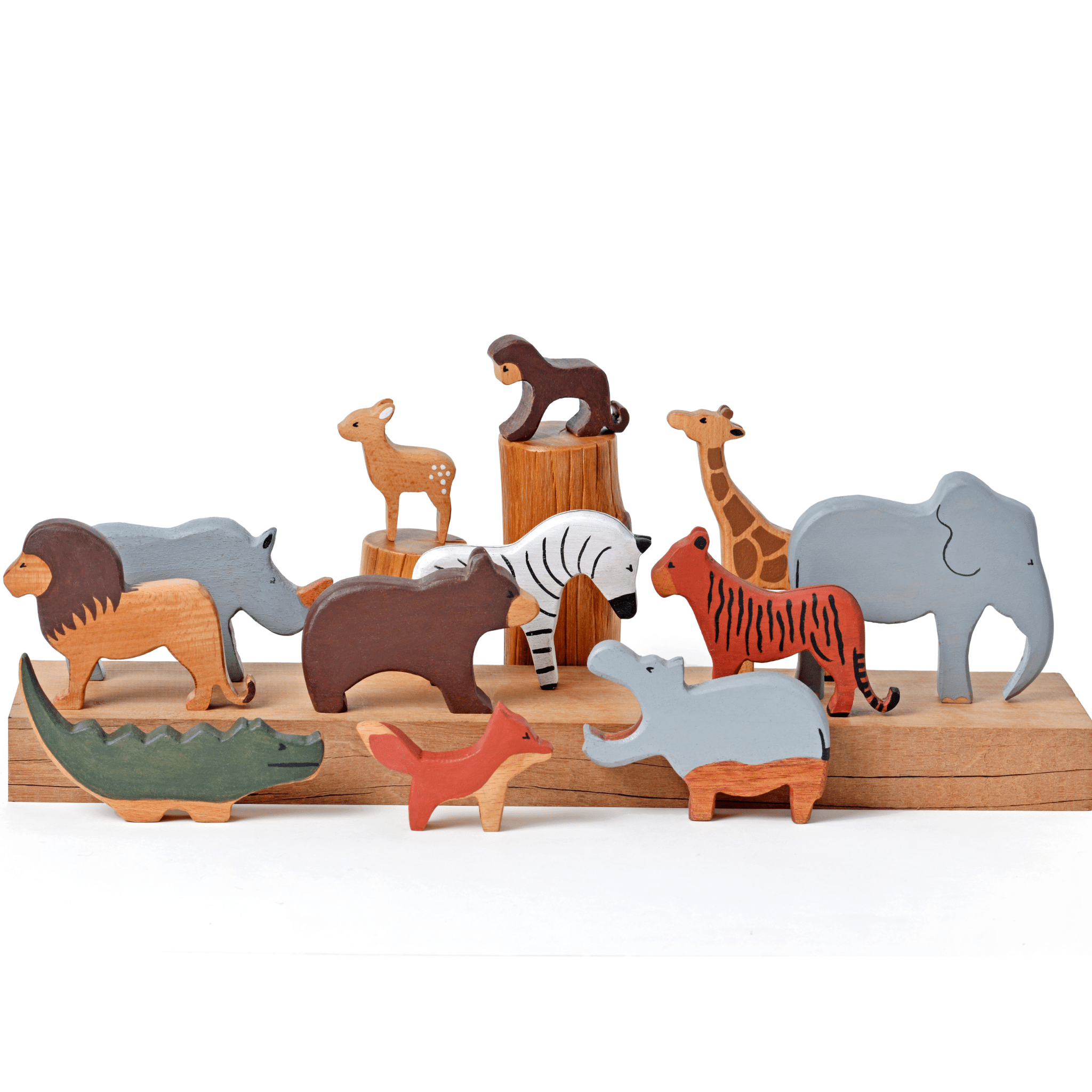 Birch & Bug Wild Animals Set of 12 - BBWA1201
