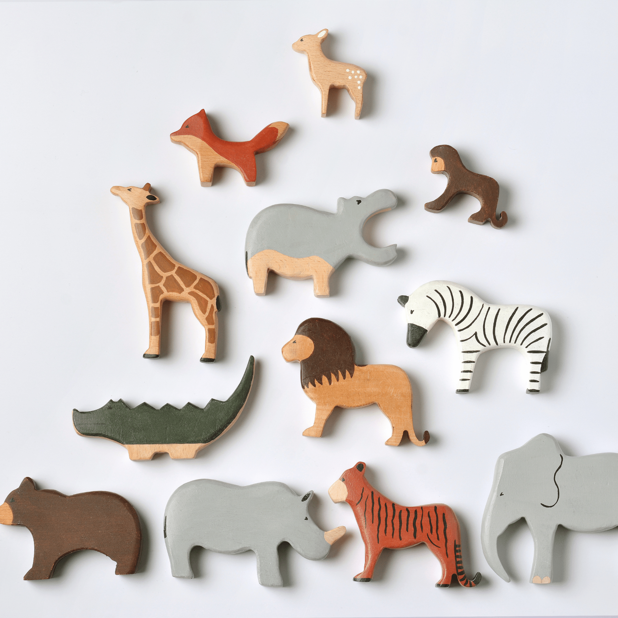 Birch & Bug Wild Animals Set of 12 - BBWA1201