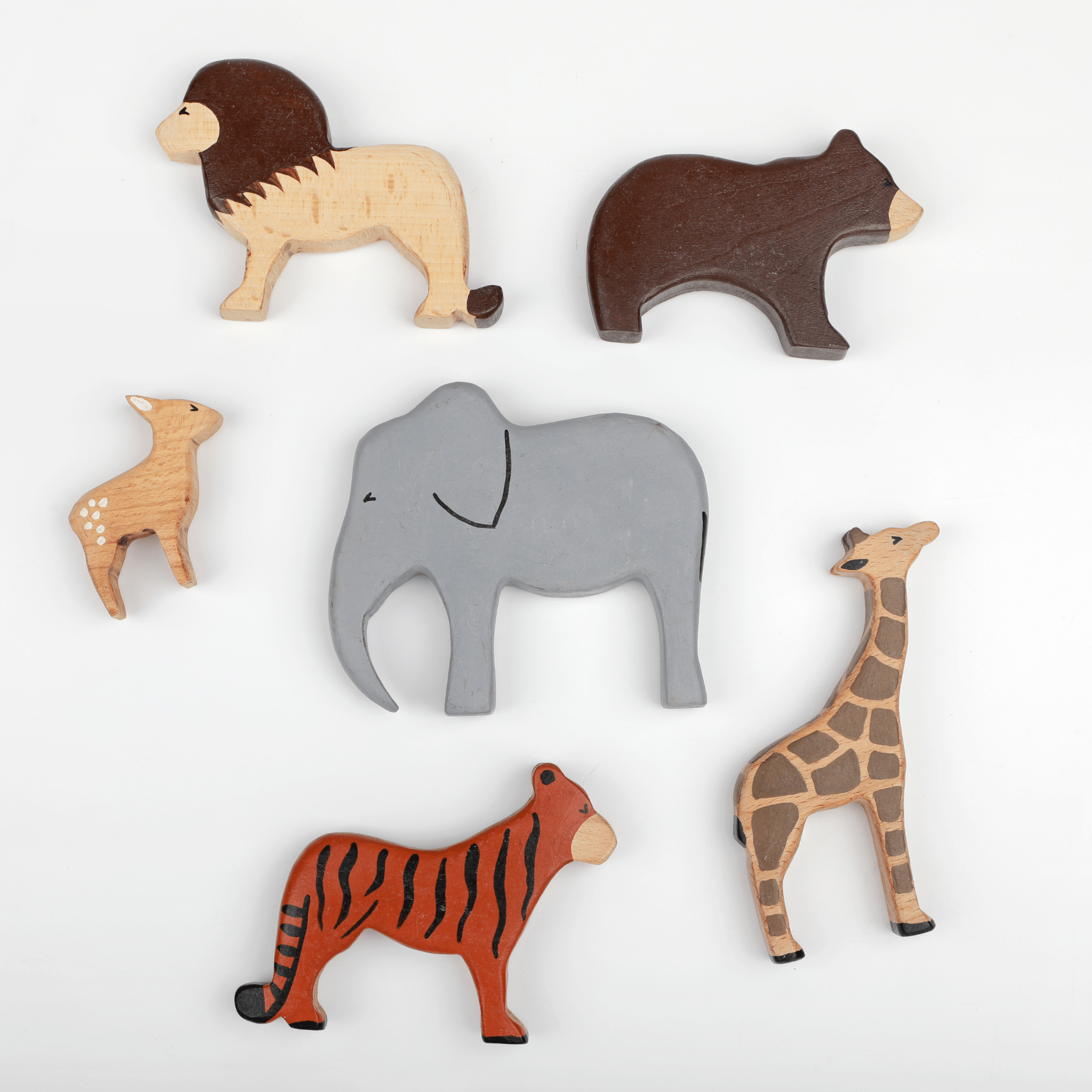 Birch & Bug Wild Animals Set of 6 Combo 1 - BBWA0601