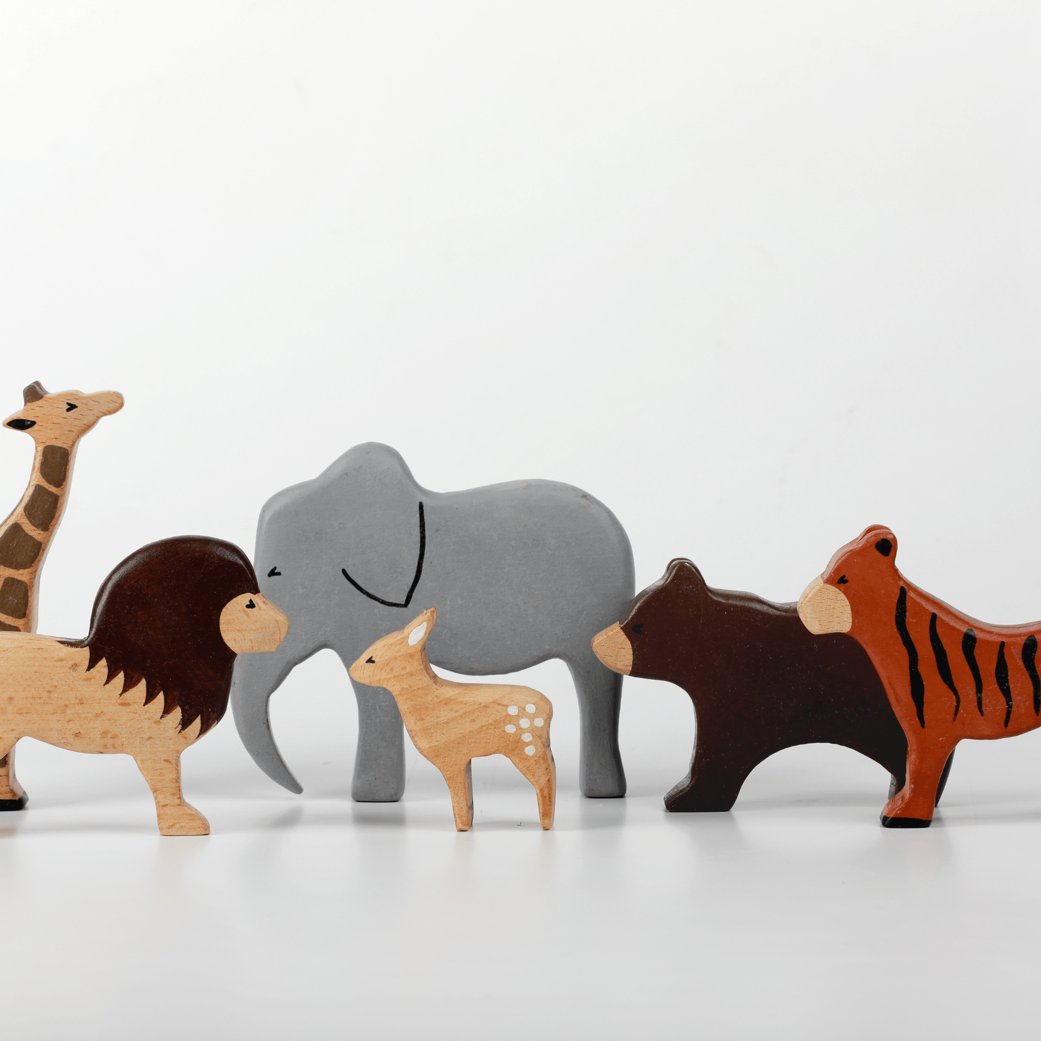 Birch & Bug Wild Animals Set of 6 Combo 1 - BBWA0601