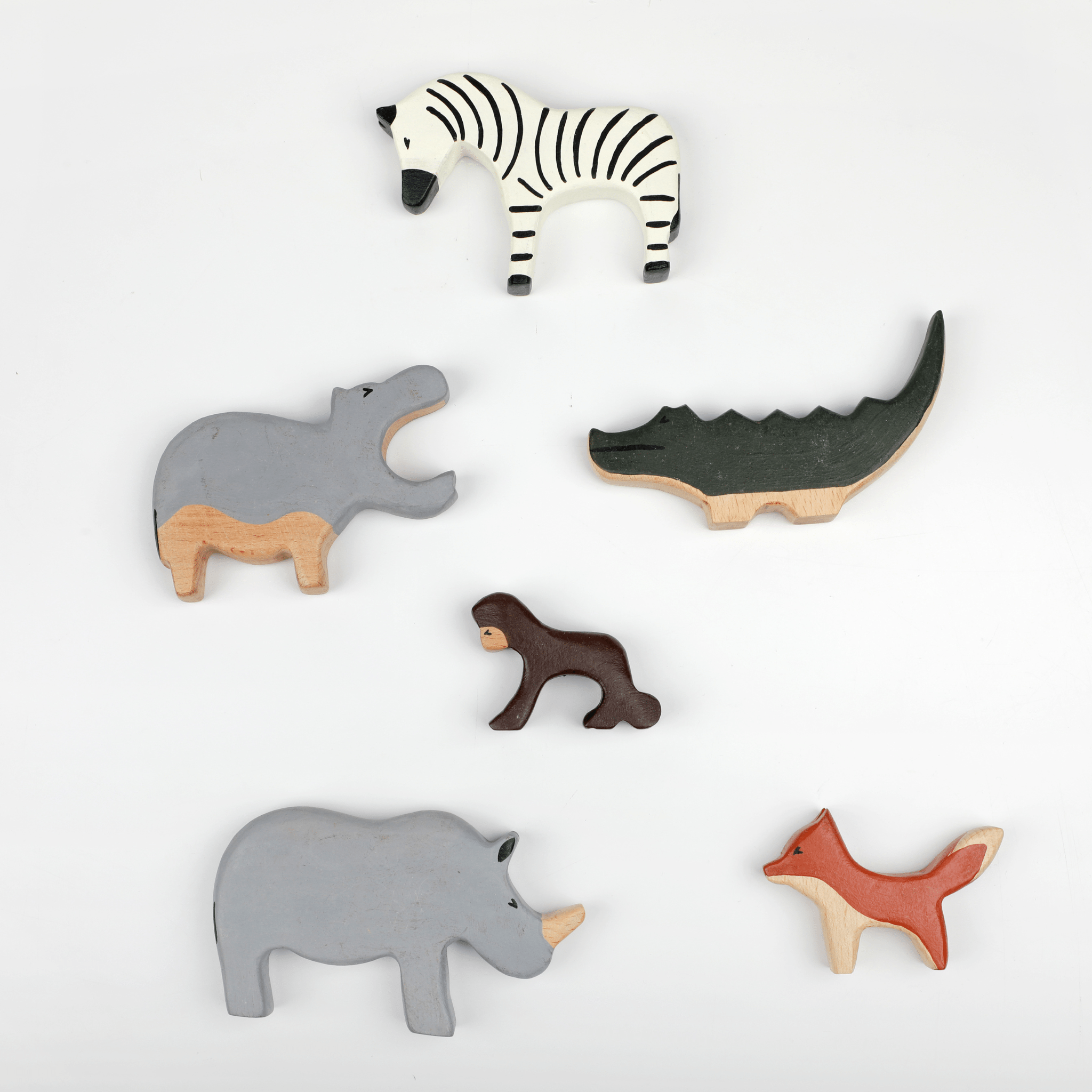 Birch & Bug Wild Animals Set of 6 Combo 2 - BBWA0602