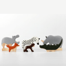 Birch & Bug Wild Animals Set of 6 Combo 2 - BBWA0602