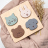 Birch & Bug Wooden Animal Shape Puzzle - Wooden Puzzles