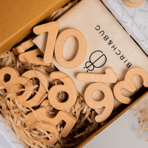 Birch & Bug Wooden Numbers - BBNM1001