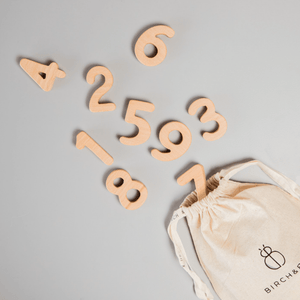 Birch & Bug Wooden Numbers - BBNM1001