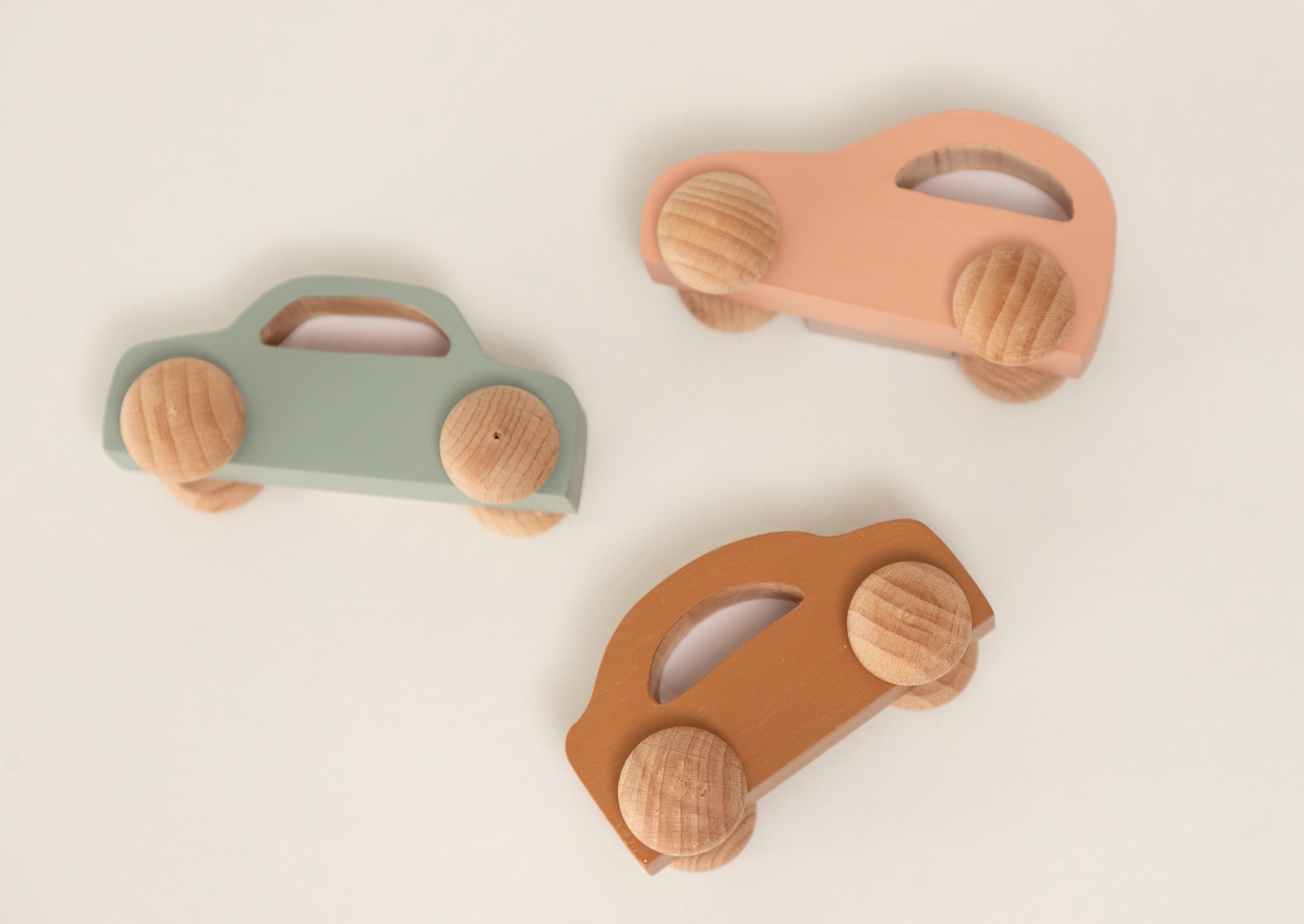 Birch & Bug Zoomie Car - Classic Brown - Wooden Vehicles