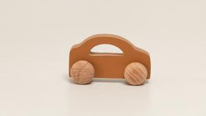 Birch & Bug Zoomie Car - Classic Brown - Wooden Vehicles