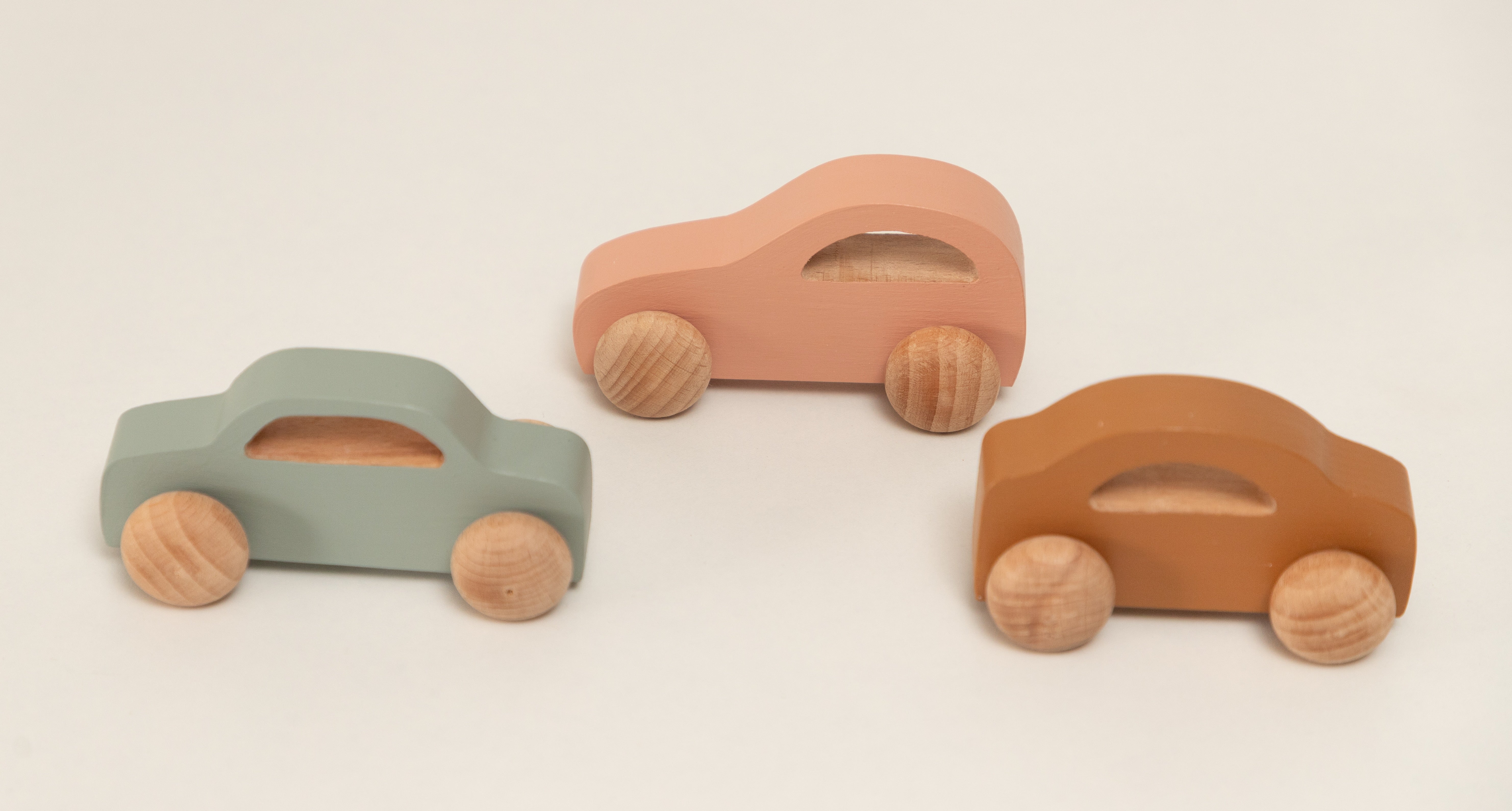 Birch & Bug Zoomie Car - Duck egg Blue - Wooden Animal