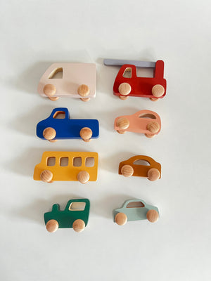 Birch & Bug Zoomie Car - Warm Peach - Wooden Vehicles