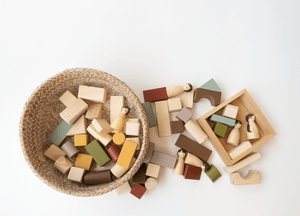 Birch Loose Blocks - Set of 50 pieces - Sorting & Stacking Toys