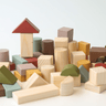 Birch & Bug - Sorting & Stacking Toys - Birch Loose Blocks - Set of 50 pieces - BBLB5001