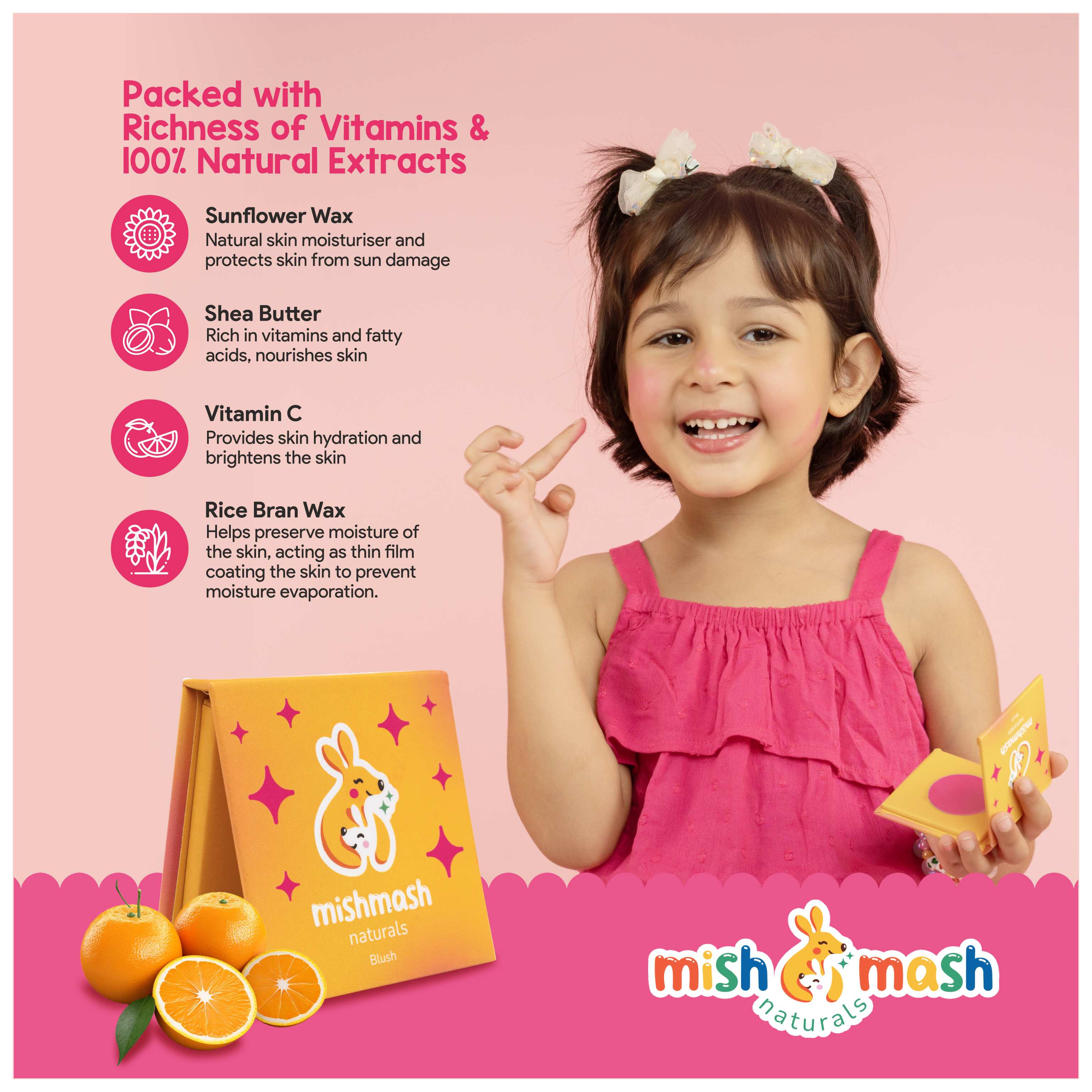 Mishmash Naturals Rosy Cheeks Natural Blush