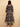 Black Block Print Anarkali Kurta Set - MEW - SC - BKBL - S