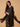 Black Bloom Maternity and Nursing Kurta Set With Dupatta - S Maternity Ethnic Set