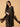 Black Bloom Maternity and Nursing Kurta Set With Dupatta - S Maternity Ethnic Set