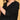 Close-up of Sleeve of black maternity and nursing silk kurta for easy feeding access.