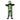 Black Green Luminous Skeleton Kids Halloween Costume - Little Surprise BoxBlack Green Luminous Skeleton Kids Halloween Costume