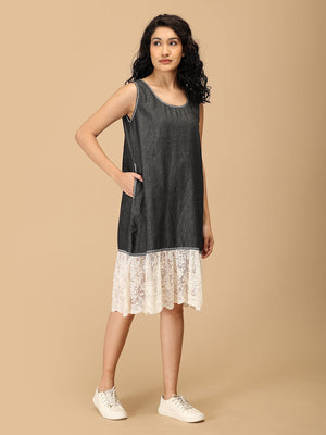 S Lace Assassin Women's Chambray Dress - Women's Dress