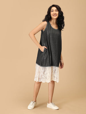 S Lace Assassin Women's Chambray Dress - Women's Dress
