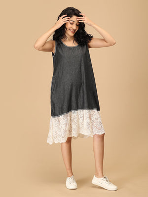 S Lace Assassin Women's Chambray Dress - Women's Dress